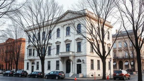 Historic building facade highlighting top legal issues for employers in 2026.