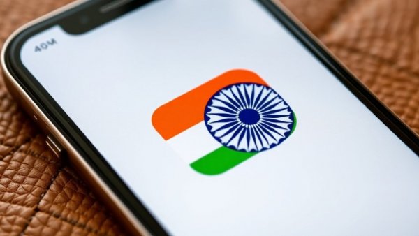 India AI adoption strategy depicted with ChatGPT icon and Indian flag.