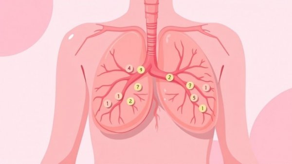 Stylized breast anatomy illustration highlighting treatment areas.