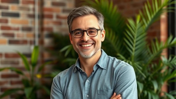 Confident man in indoor setting related to AI startup accelerator India.
