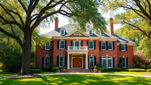 Stately colonial mansion in lush Bexley setting, Bexley luxury homes for sale.