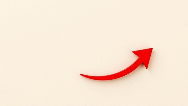 3D red arrow symbolizing depression relapse triggers