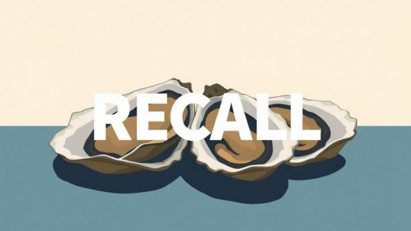 Oysters with recall notice due to Norovirus risk.