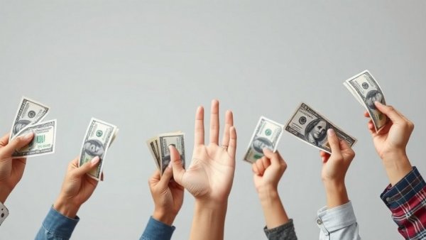 Hands exchanging money symbolizing agent-on-agent commerce.