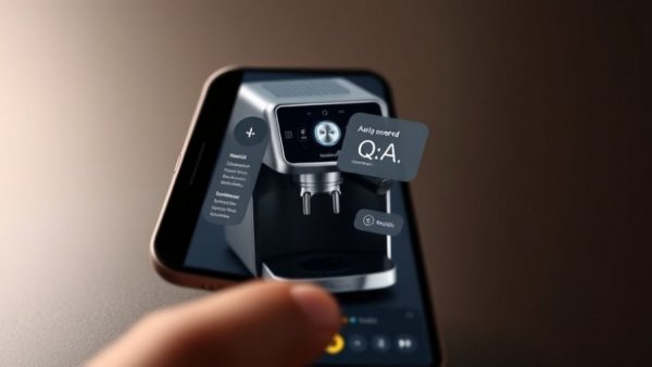 AI-powered audio Q&A experience with espresso machine.