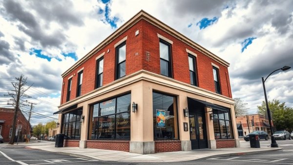 DHC Chicken Grove City restaurant opening corner view.