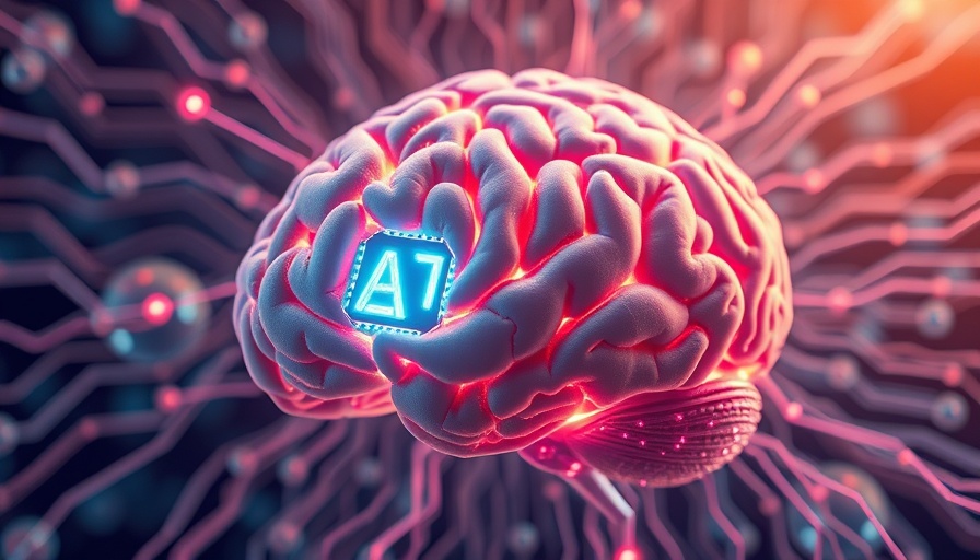Columbus AI readiness concept illustrated with digital brain.