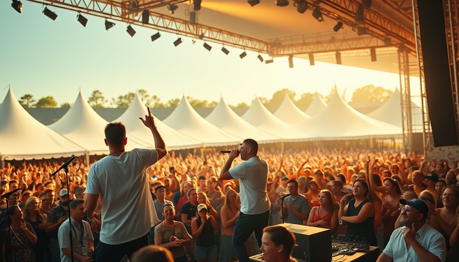 CBUS Soul Fest 2023: lively band on stage with crowd under the sun.