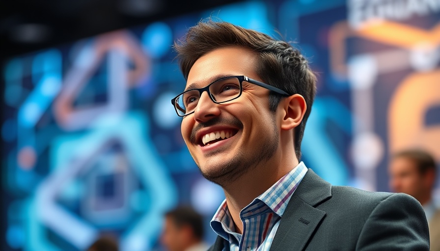 Tech executive speaking at Silicon Valley PACs for AI Regulation event