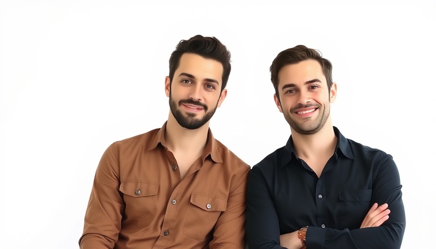 Casual portrait of two men, relating to Framer website builder valuation.