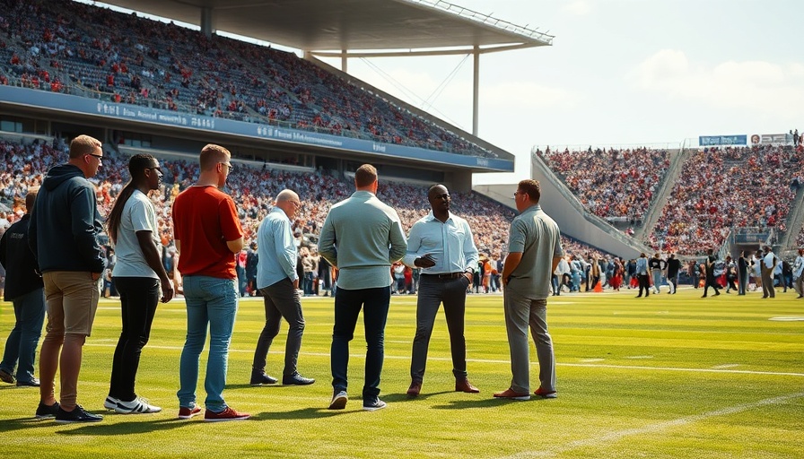Ohio State Texas college football season kickoff with people on the field.