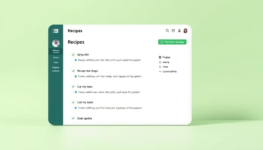 Granola repeatable prompts feature in a recipe list interface
