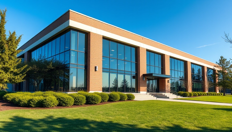 Whitestone Companies Polaris headquarters under blue sky.