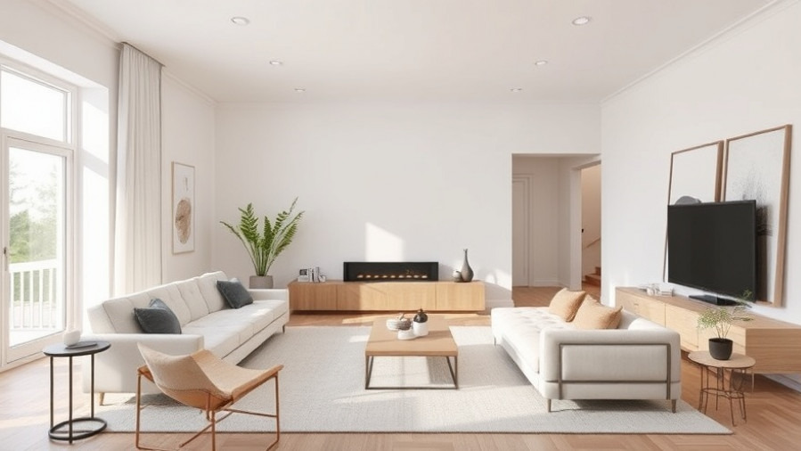 Modern Interior Design showcasing Scandinavian elements and integrated systems.