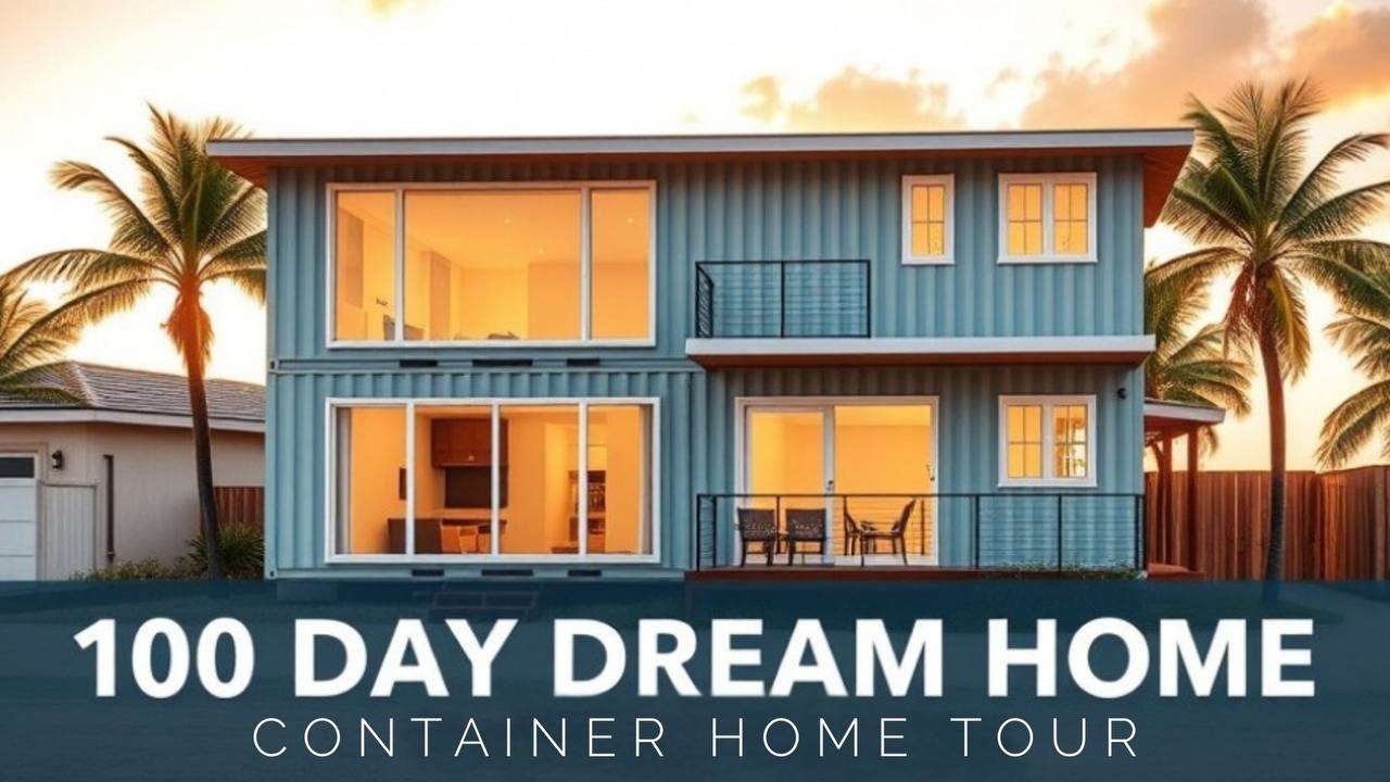 Stunning coastal home design Tour of a container home in Indian Rocks Beach.