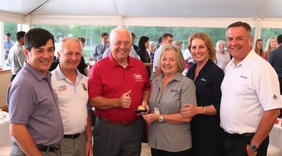 Community engagement events at ANF golf tournament promote philanthropy in sports.