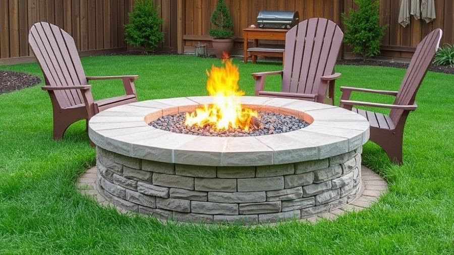 Discover 8 Techo-Bloc fire pit designs in just 8 seconds. ?? Stop by our store to learn more about fire pit options fo...