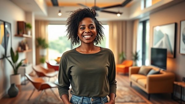 Incredible Home Renovations featuring cheerful presenter and modern design.