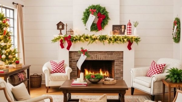 Cozy & Classic Farmhouse Christmas Decorations for Every Room in Your House
