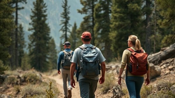 Two people walking by a fixer upper Colorado mountain house.