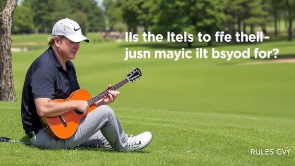 Rules Guy: Is there a rule against playing music on the course?