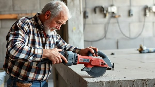 Sawzall hack concrete pour technique demonstration