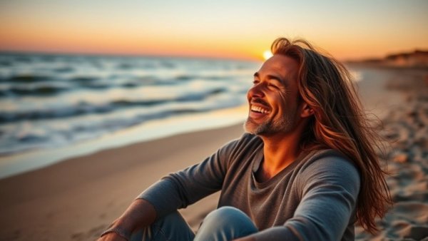 100 Day Dream Home hosts enjoying a beach sunset.