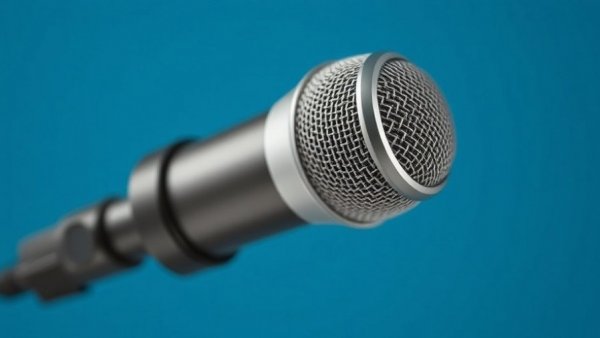 Professional microphone ready for recording, symbolizing accountability in business.