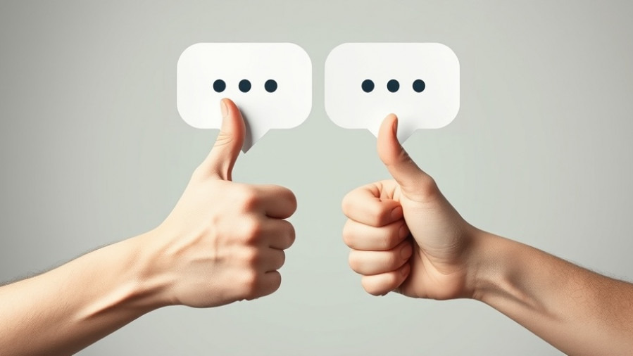 Dynamic feedback exchange with thumbs up and down; effective communication in business culture.