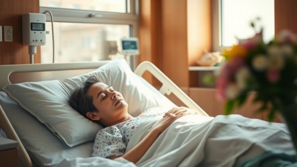 Comfortable patient in hospital room, highlighting estate planning for clients living with chronic disease.