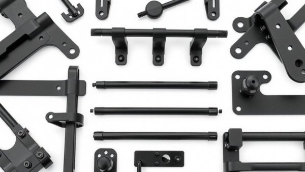 High-quality golf cart accessories set with black metal brackets.