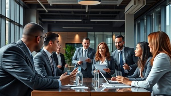 Team discussing Value Acceleration Methodology in a business meeting.