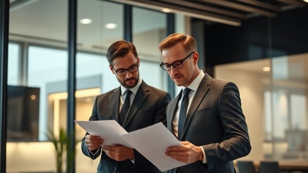 Professional discussion on exit planning network in modern office.