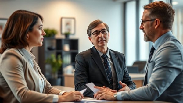 Professional discussion on CEPA-driven charitable planning in modern office.