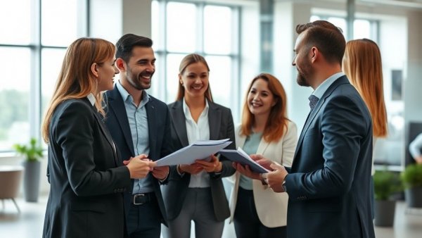 Group discussing exit planning for small businesses in office.