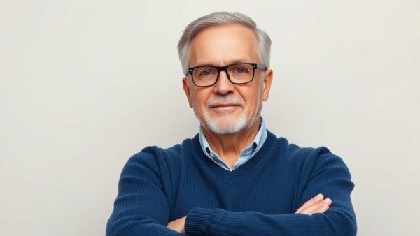 Mature man representing effective leadership in uncertain times.