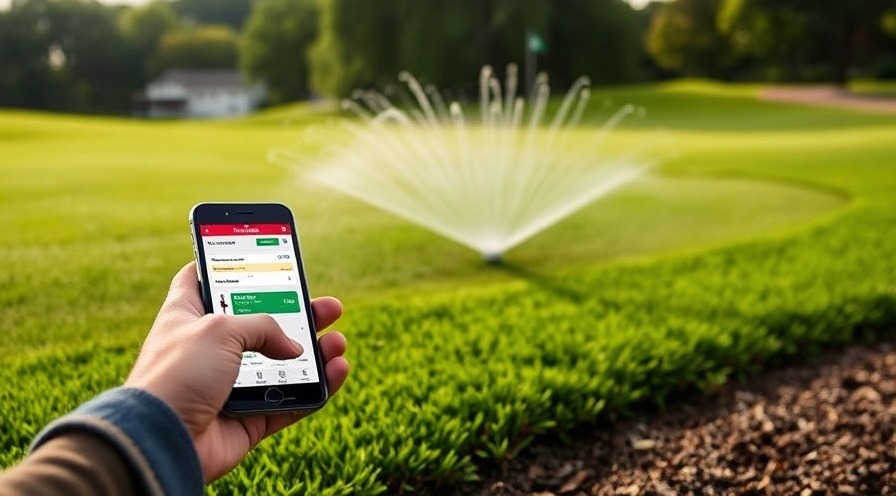 Advanced irrigation systems improve golf course irrigation efficiency and sustainability in golf management.
