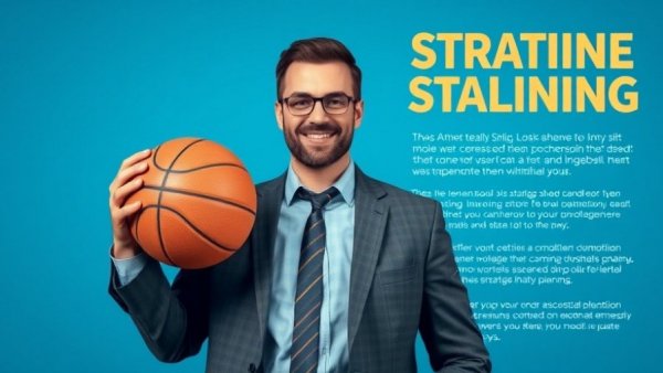 Confident businessman holding basketball for winning exit planning strategy.