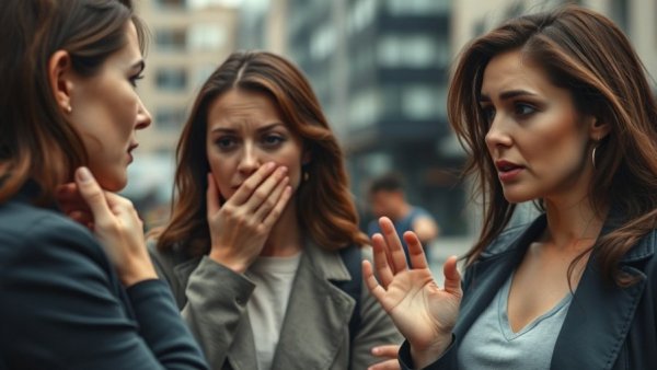 Executor disputes in estate planning depicted as an emotional disagreement outdoors.