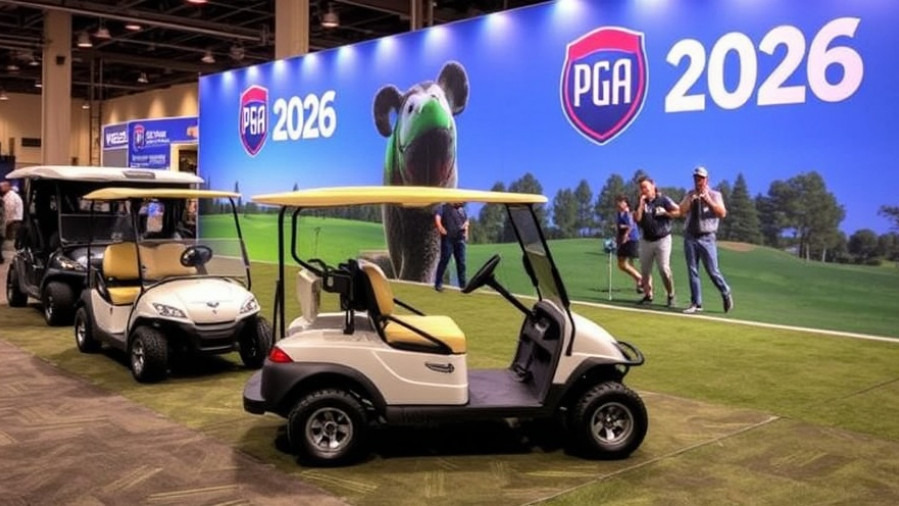 Explore the latest golf carts for sale electric at the PGA 2026 Merchandise Show.