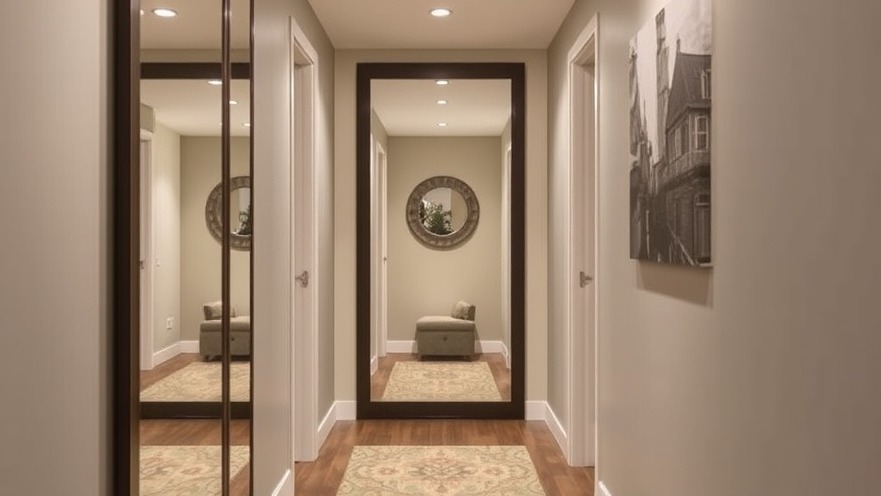 Reflective design with floor-to-ceiling mirrors enhances room space and natural light.