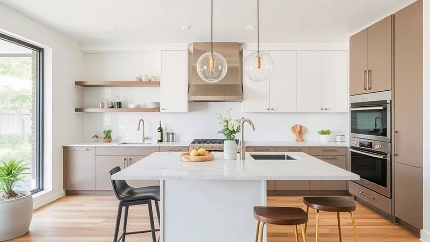 Chic minimalist kitchen designs for a modern kitchen remodel in Tampa.
