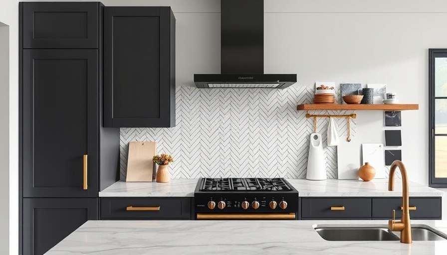 Modern 2025 kitchen design trends featuring cabinetry and color palettes.