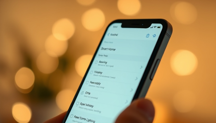 Smart home app on smartphone for lighting control, build a smarter home.