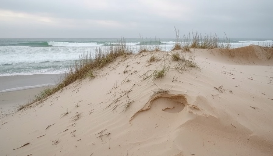 Cape Hatteras beach erosion and stormy waves highlight petroleum concerns.