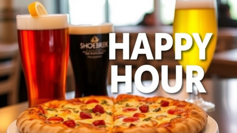 Happy Hour at Shorebreak Pizza Taphouse, a top choice for family-friendly dining in Virginia Beach.
