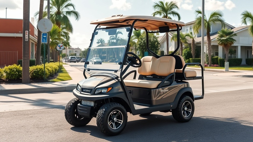 Street legal ICON golf cart for sale, perfect choice for the best electric golf carts.