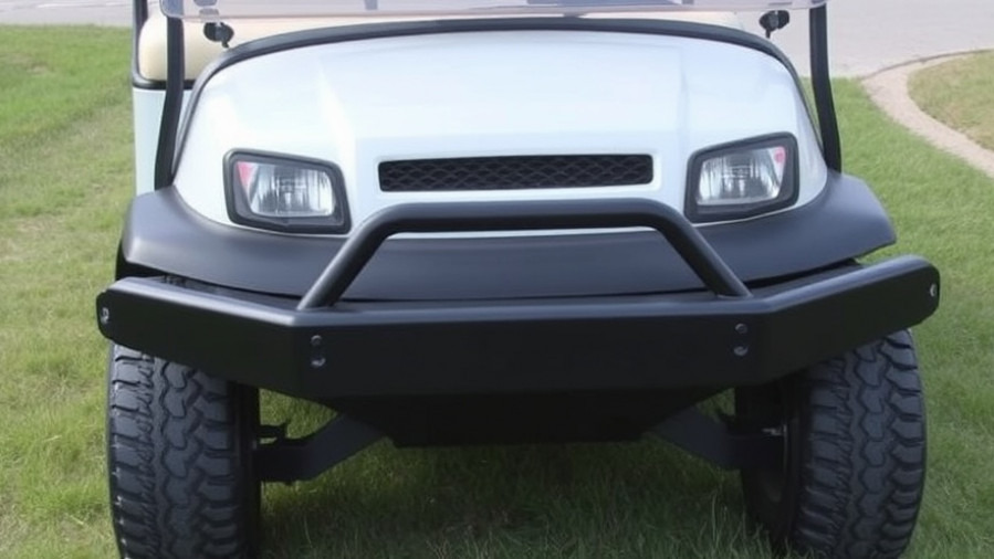 Durable golf cart bumpers protect against damages and enhance golf cart accessories.