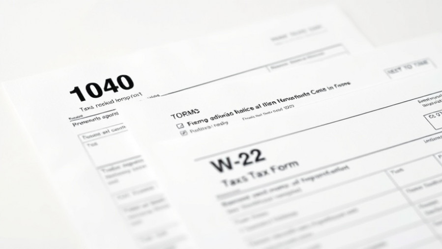 Detailed tax forms 1040 and W-2 for year-round tax planning services.