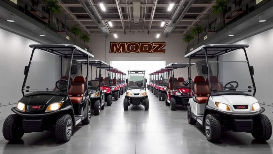 Discover MODZ's custom golf carts for sale, leading the industry's transformation.